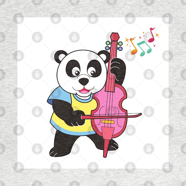 Panda Loves Music by Asley